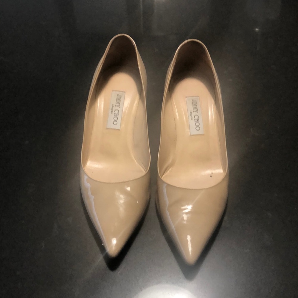 Nude Jimmy Choo heel